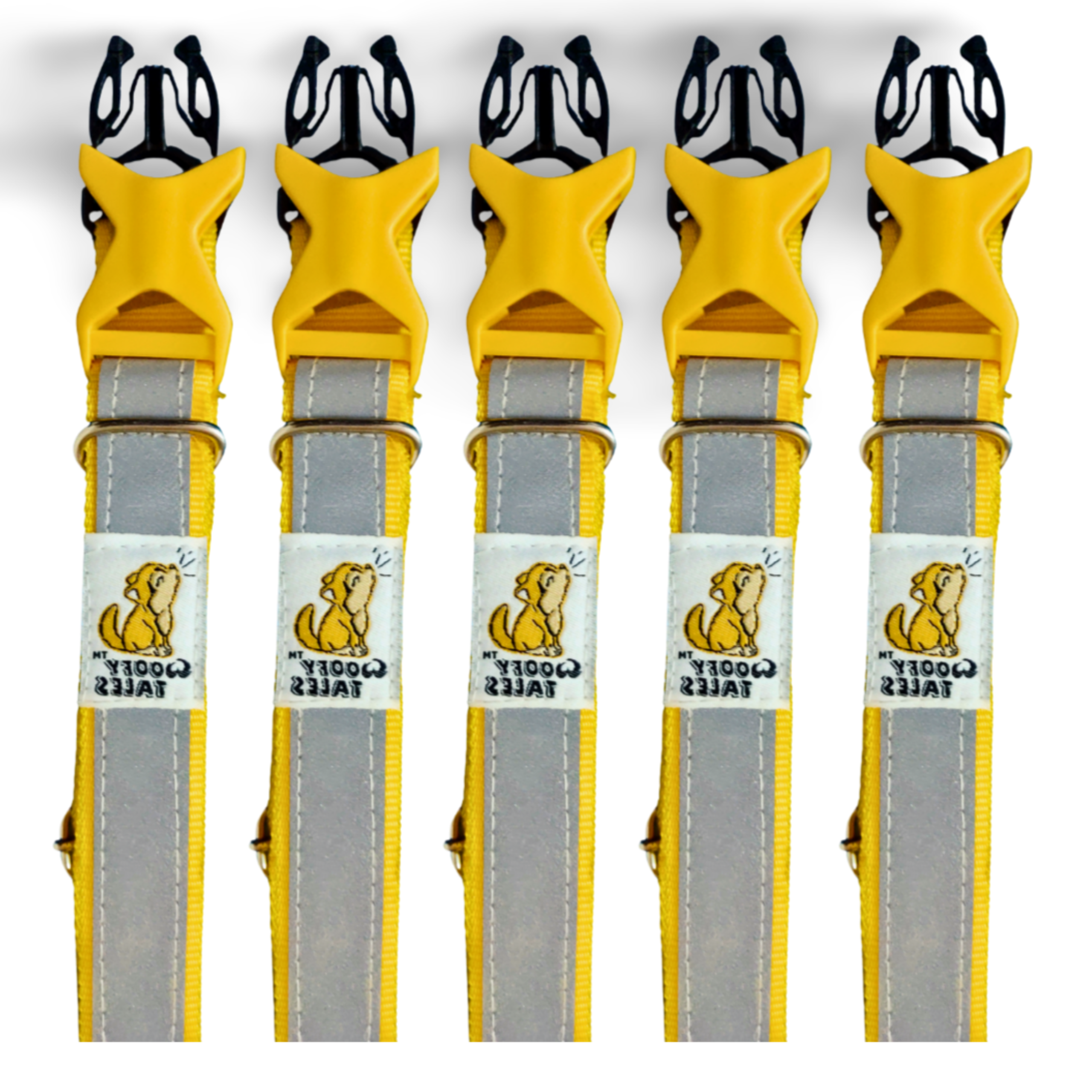 Reflective Dog Collars – Pack of 5