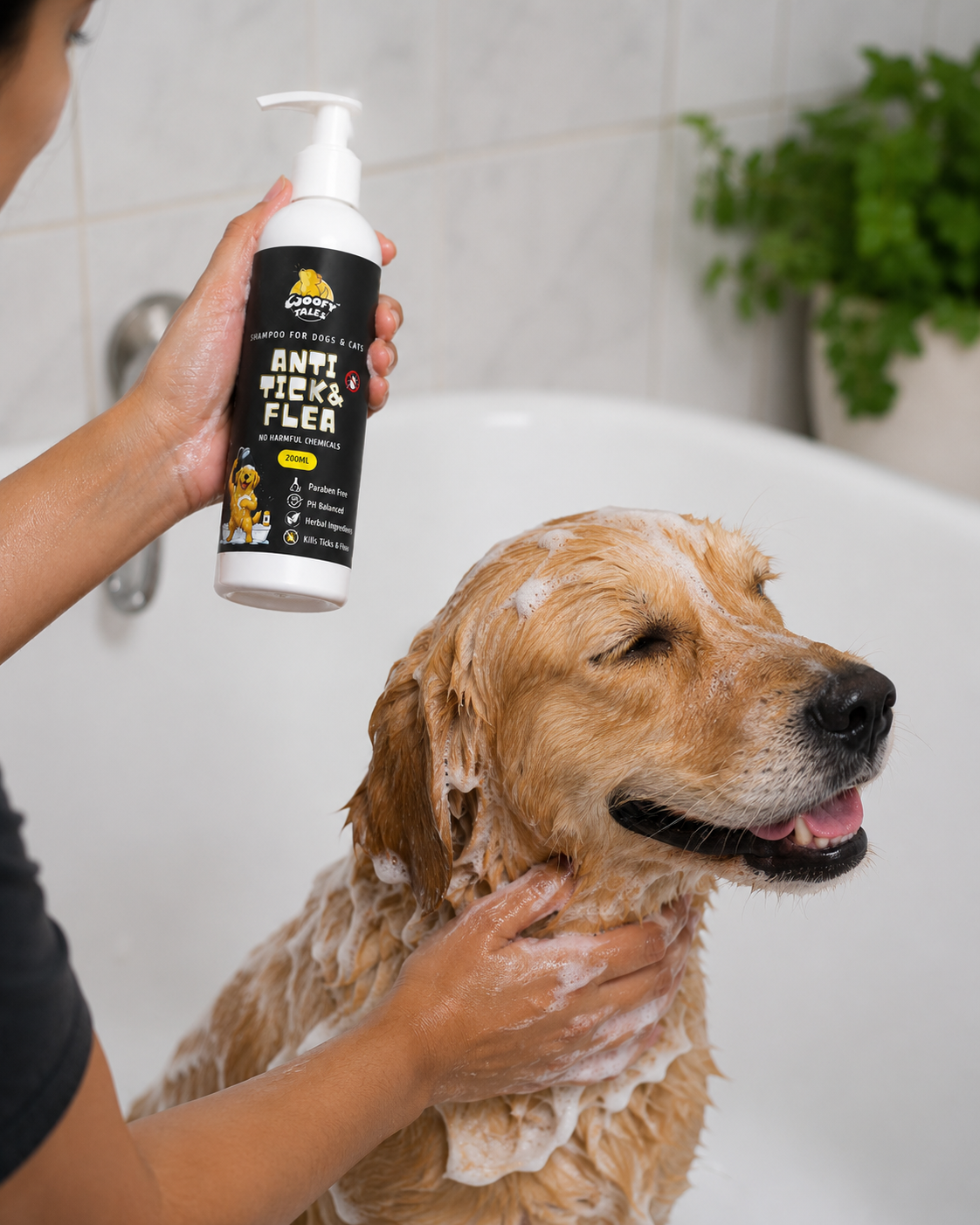 Anti Tick, Anti Hairfall & Anti Fungal Shampoo | 200ml - Image 2