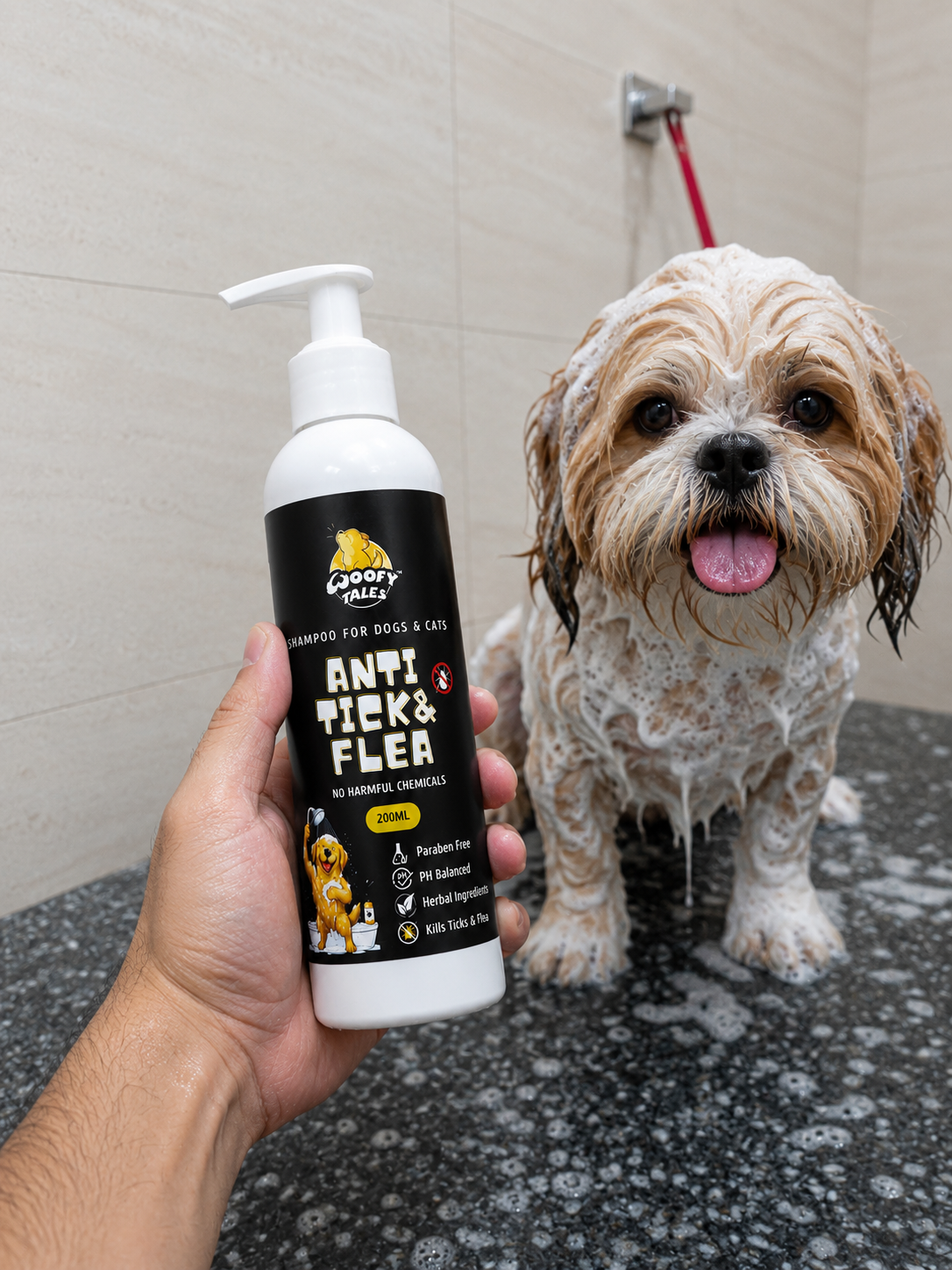 Anti Tick, Anti Hairfall & Anti Fungal Shampoo | 200ml - Image 3