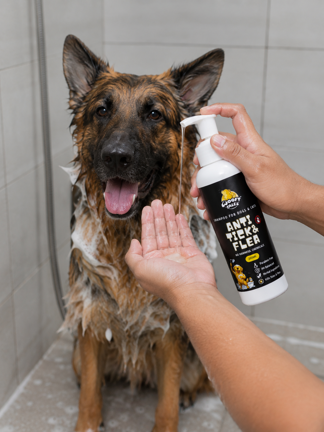Anti Tick, Anti Hairfall & Anti Fungal Shampoo | 200ml - Image 4