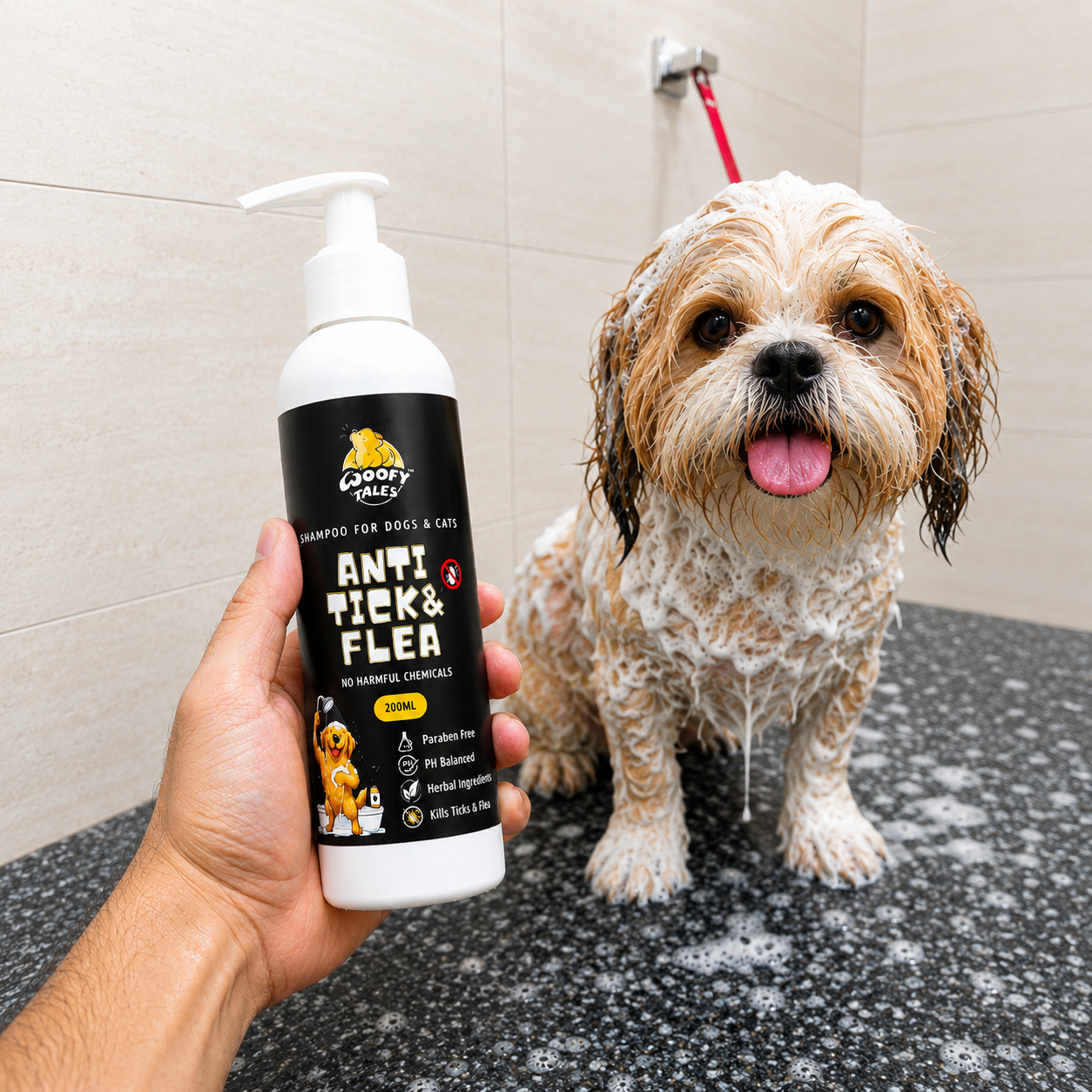 Anti Tick, Anti Hairfall & Anti Fungal Shampoo | 200ml - Image 5